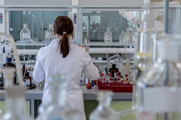 test lab in hospital