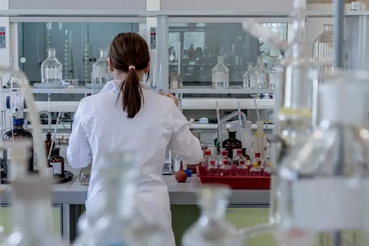 test lab in hospital