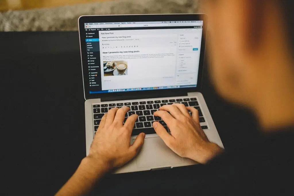 man with laptop
