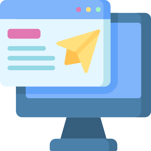 landing page of web